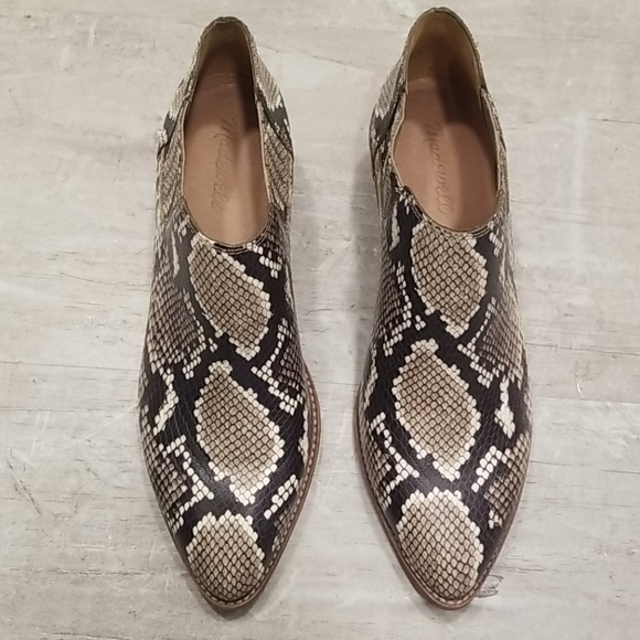 💕MADEWELL💕 Low Chelsea Boots ~ Snake Embossed - Picture 4 of 16